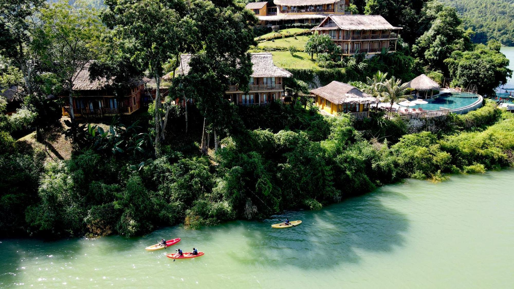 Mai Chau Hideaway Lake Resort Exteriér fotografie